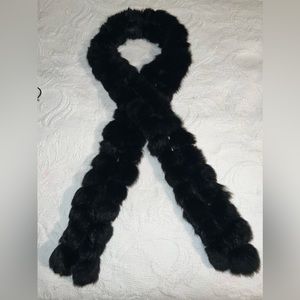 New York and Company Genuine Rabbit Fur Scarf